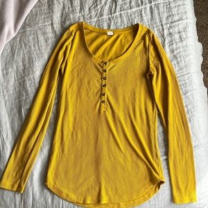 S Old Navy Gold Henley